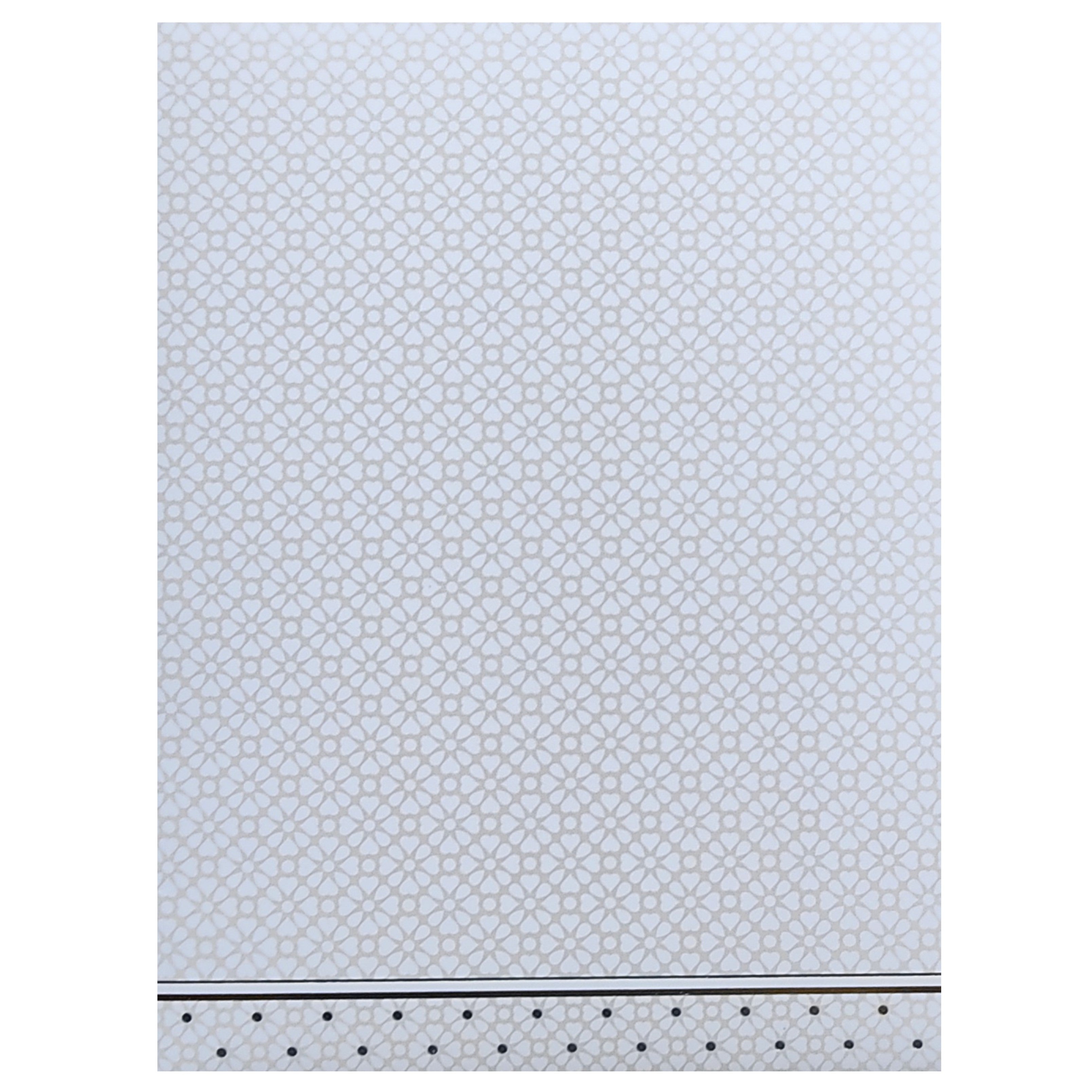 White Embossed Door Nameplate Invitation Card-King of Cards