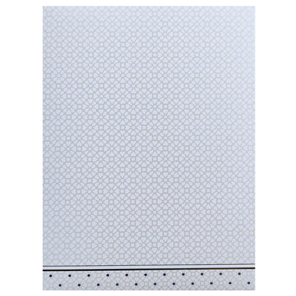 White Embossed Door Nameplate Invitation Card-King of Cards