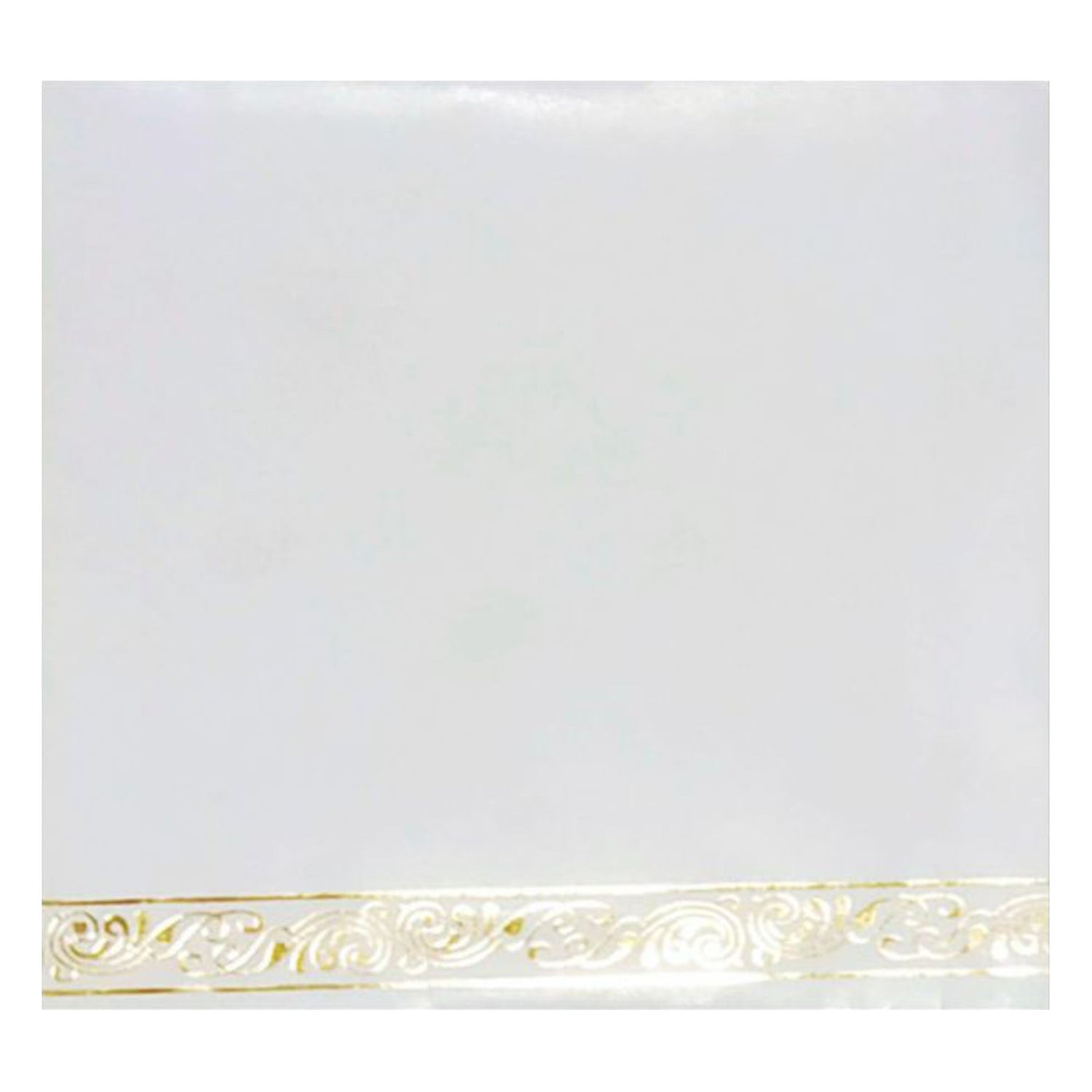 Alluring Orange Shading With Gold Foiling Personal Wedding Card - KNK4301-King of Cards