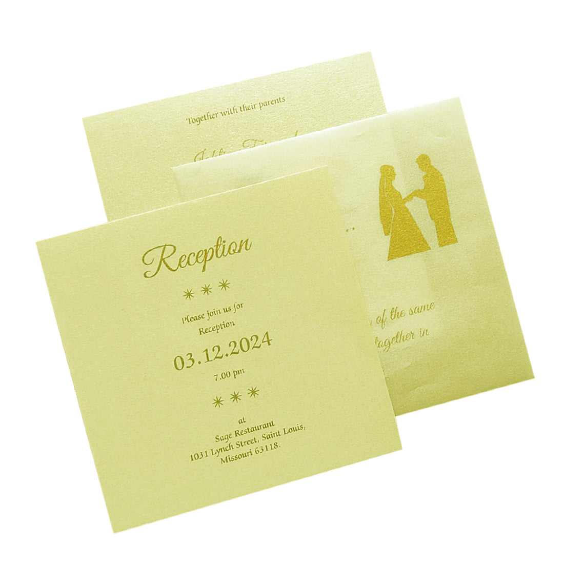 White Floral Laser Cut Invitation Card-King of Cards