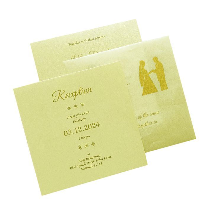 White Floral Laser Cut Invitation Card-King of Cards