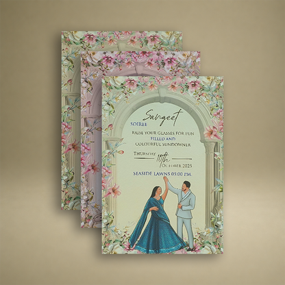 White Premium Bride Groom Luxury Invitation Box - KNLW202540
