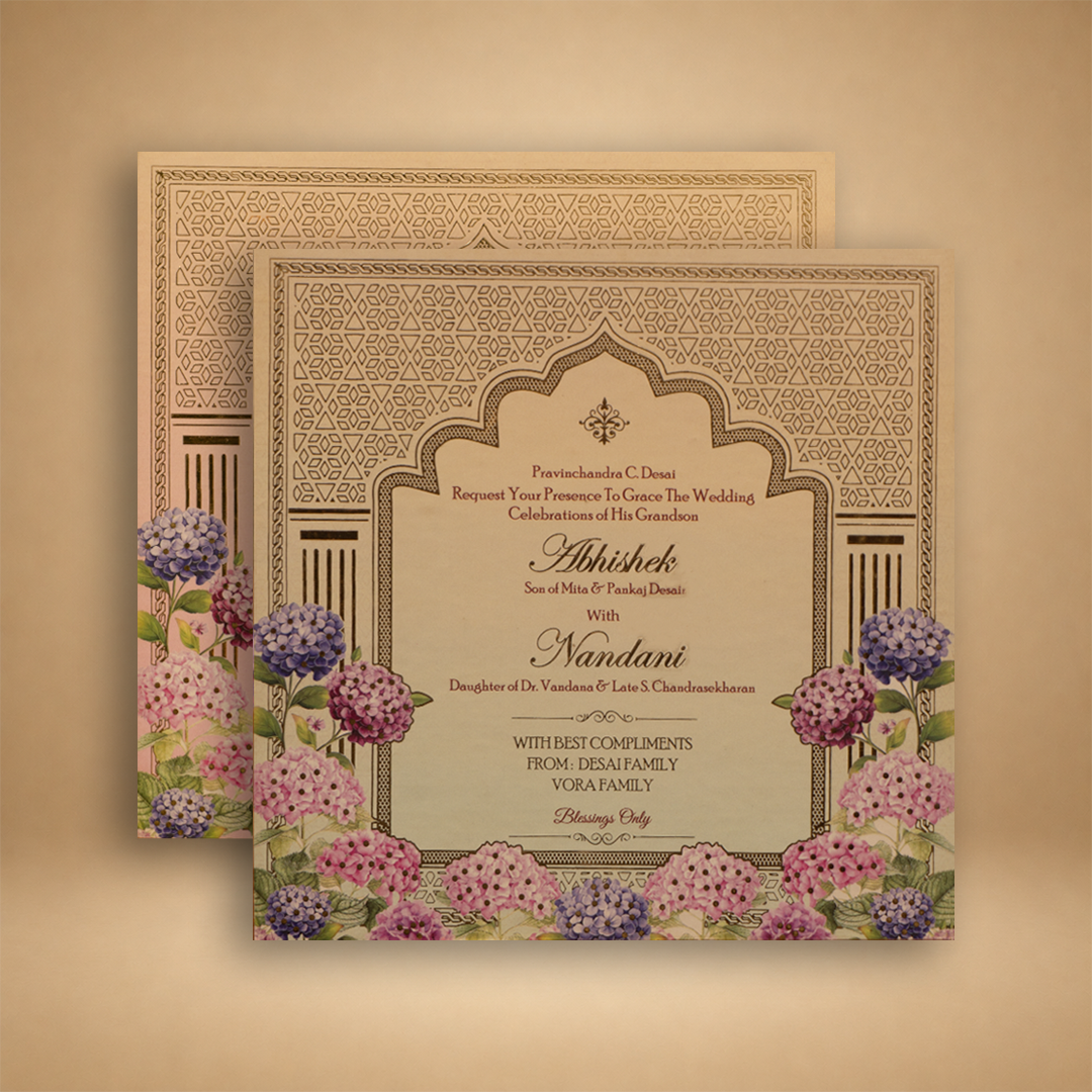 Gold Premium Luxury Invitataion Box-KNLW20243