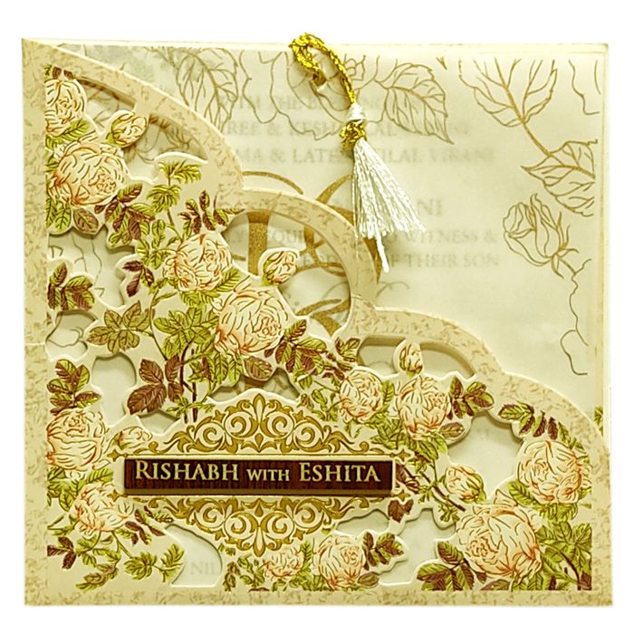 Almond White Tracing Sheet Card-King of Cards