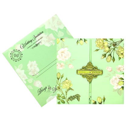 Green Door Type Invitation Card-King of Cards