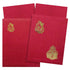 Red Metallic Balaji Padmavathi Invitation Card-King of Cards
