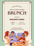 Lovely Brunch Breakfast and Lunch Invitation-AABLH002