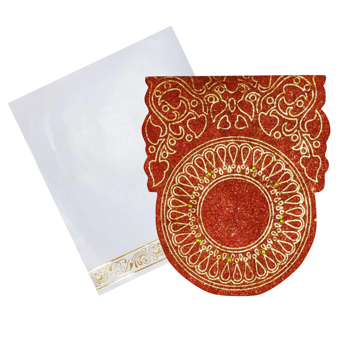 Red Invitation Card-King of Cards