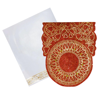 Red Invitation Card-King of Cards