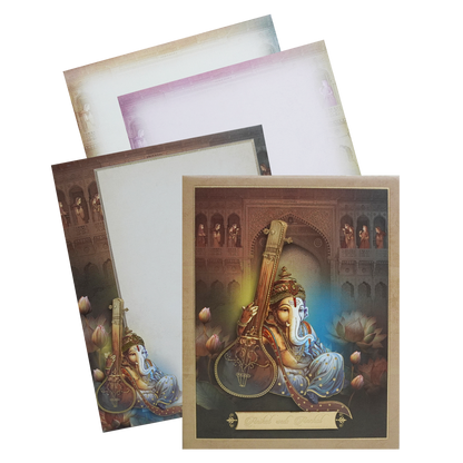 Make your event special with our exclusive Brown Ganesha Padded Wedding Card. Shop now! ?WhatsApp Support ?Express Delivery.
