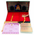 Blue Ultra Premium Royal Box Wedding Invitation Card-KNKUP024