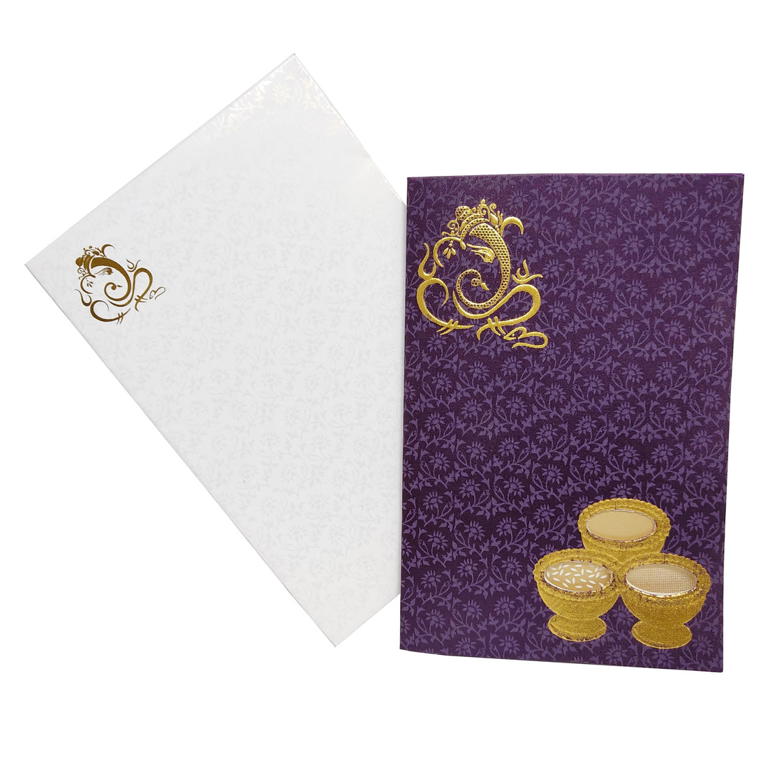 Violet Invitation Card-KNK2009