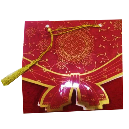 Red Peersonal Invitation Card