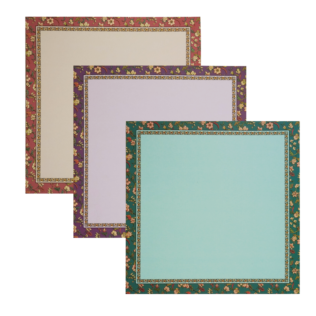 Lime Yellow Floral Padded Wedding Invitation-Kac05590