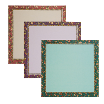 Lime Yellow Floral Padded Wedding Invitation-Kac05590