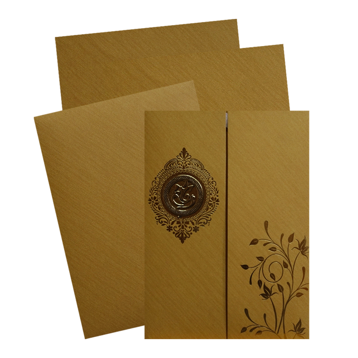 Golden Door Invitation-King of Cards