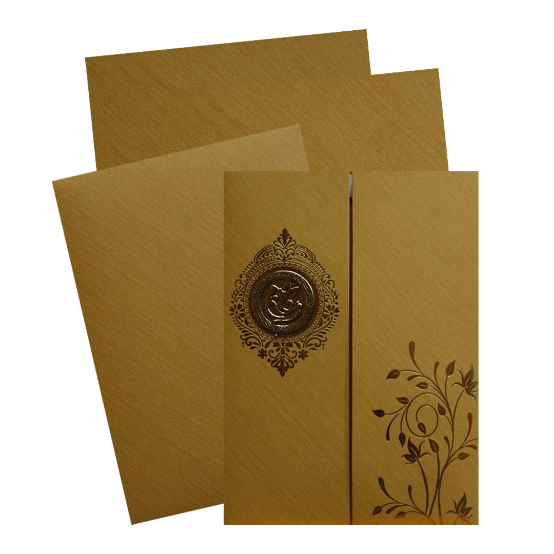 Golden Door Invitation-King of Cards