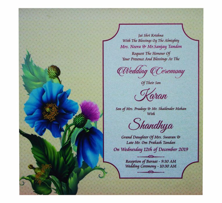 Maroon And Gold Themed Ultra Premium Invitation Card-KNKUP011-King of Cards