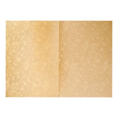 Gold Oval Floral Ganesha Wedding Card-KNKR042B