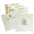 Pearl White Ganesha Wedding Card-King of Cards