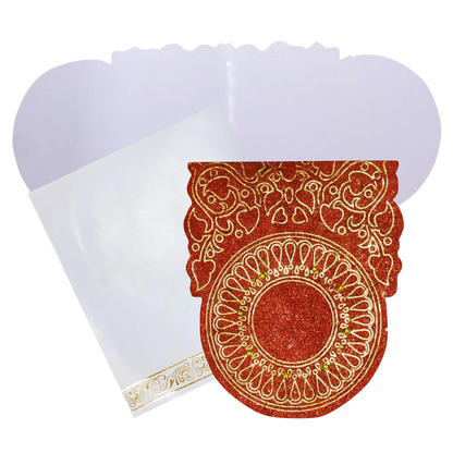 Red Invitation Card-King of Cards