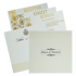 White Pattern Box Wedding Card-KRC30810
