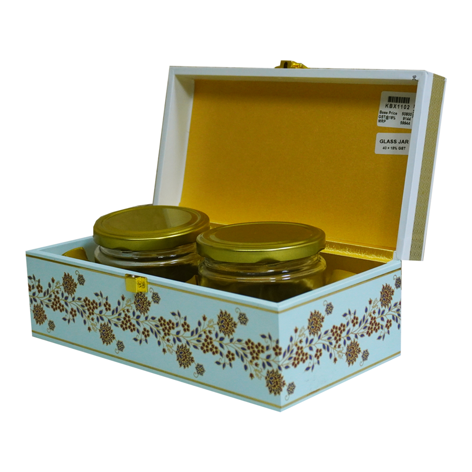 Pastel Floral Pattern Box invitation-KBX1102