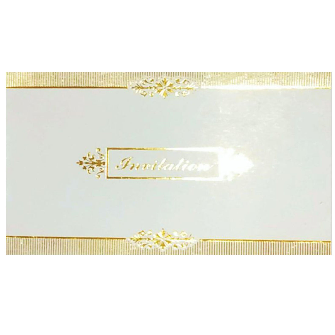 White Invitation Card-Knk1164-King of Cards