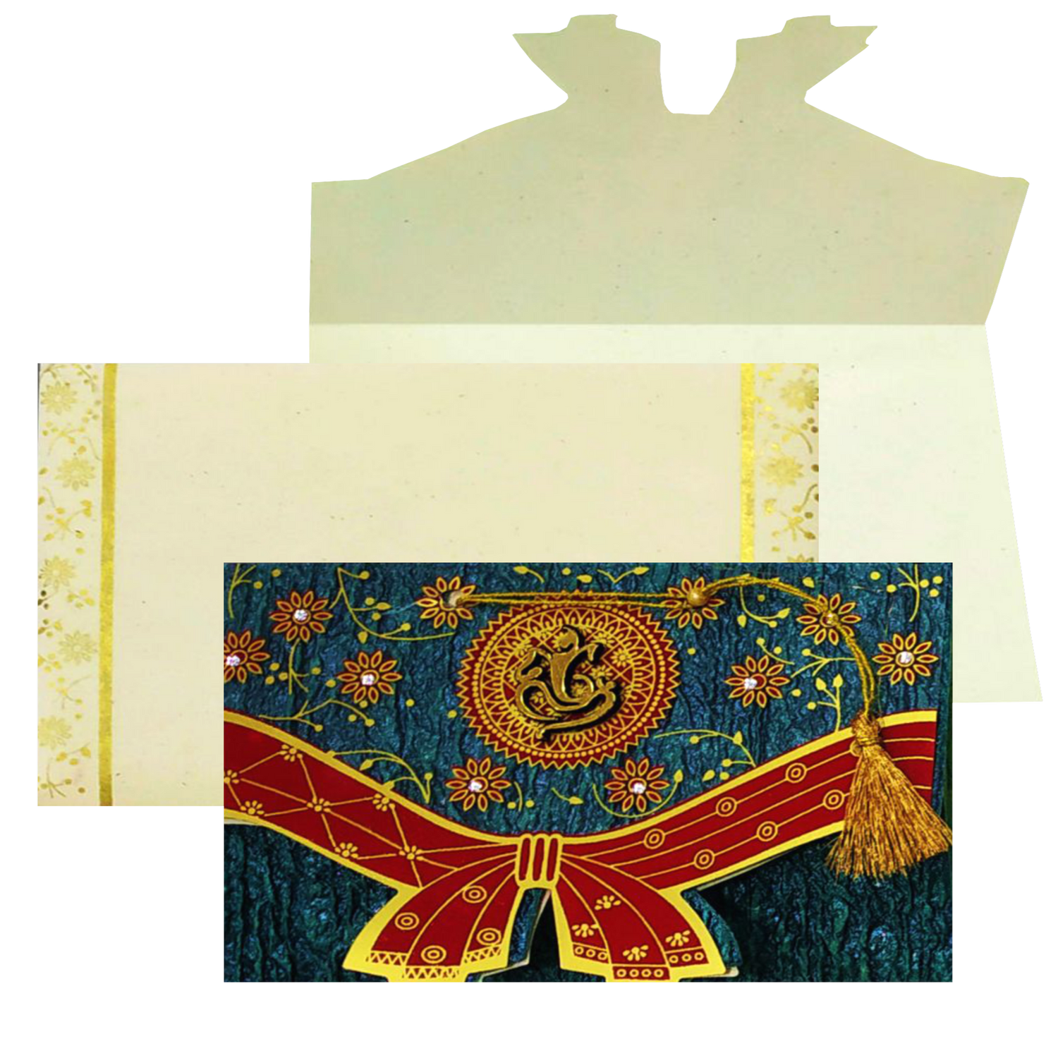 Blue Personal Invitation Card-Knk3095f
