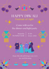 Pale Pink Framed Diwali Invitation-AADWI004