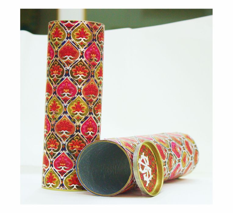 Maroon And Gold Themed Ultra Premium Invitation Card-KNKUP011-King of Cards