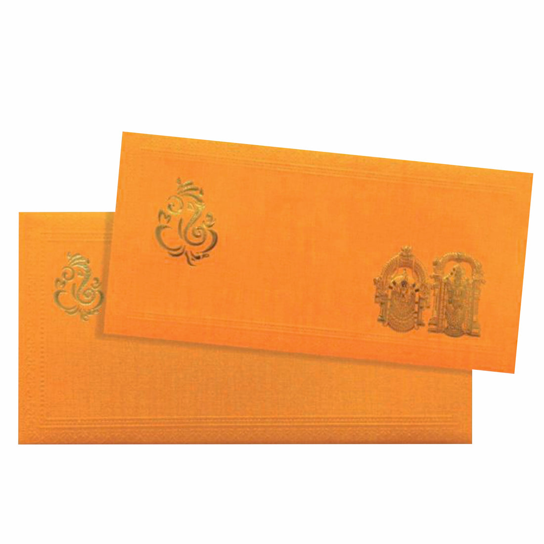 Orange Balaji Padmavathi Invitation-King of Cards