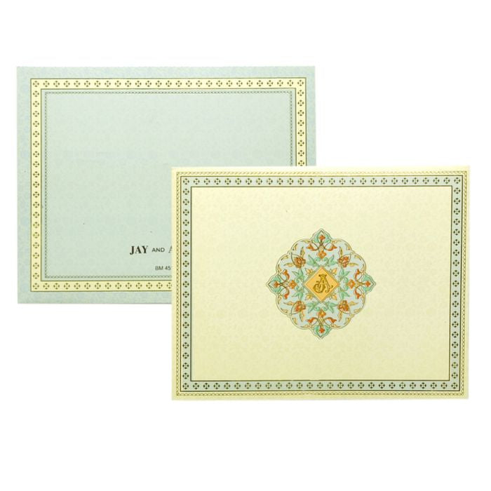 Blue Premium Wedding Card-King of Cards