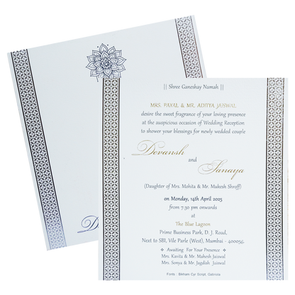 White Sliver Foil Single Card-KRCS7351