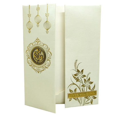 White Door Type Unique Invitation Card-King of Cards