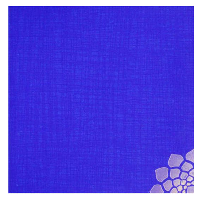 Dashing Blue Shading With Laser Cut Wedding Card - KNW43361