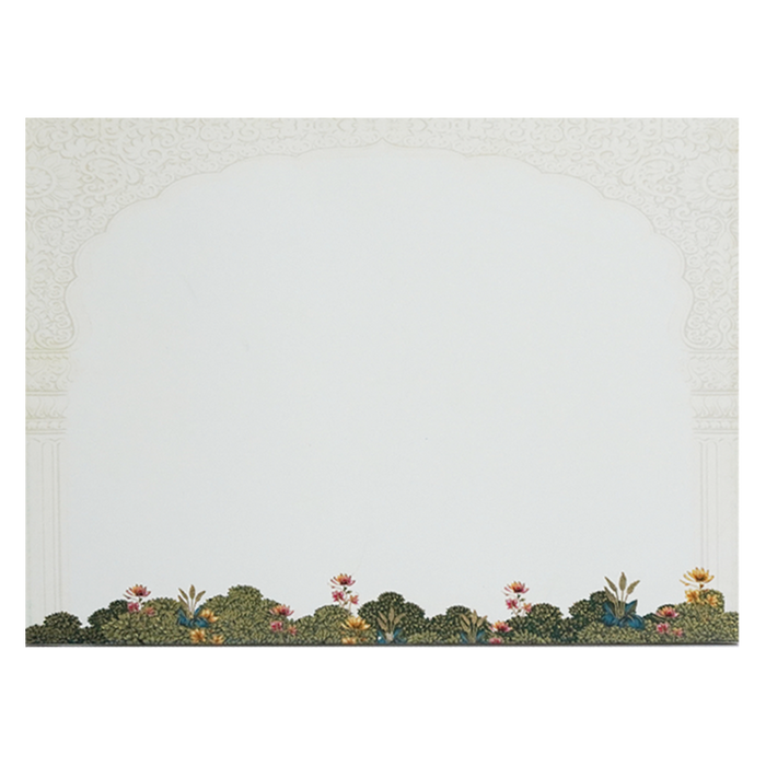 Lime Yellow Padded Wedding Card-King of Cards