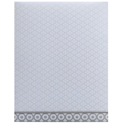 White Embossed Nameplate Invitation Card-King of Cards