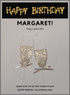 Golden Glitter Birthday cards for her-AABCS008