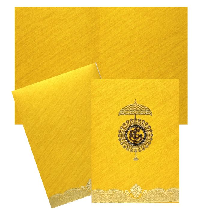 Gold Wedding Invitation Card-KNCM24GG-King of Cards