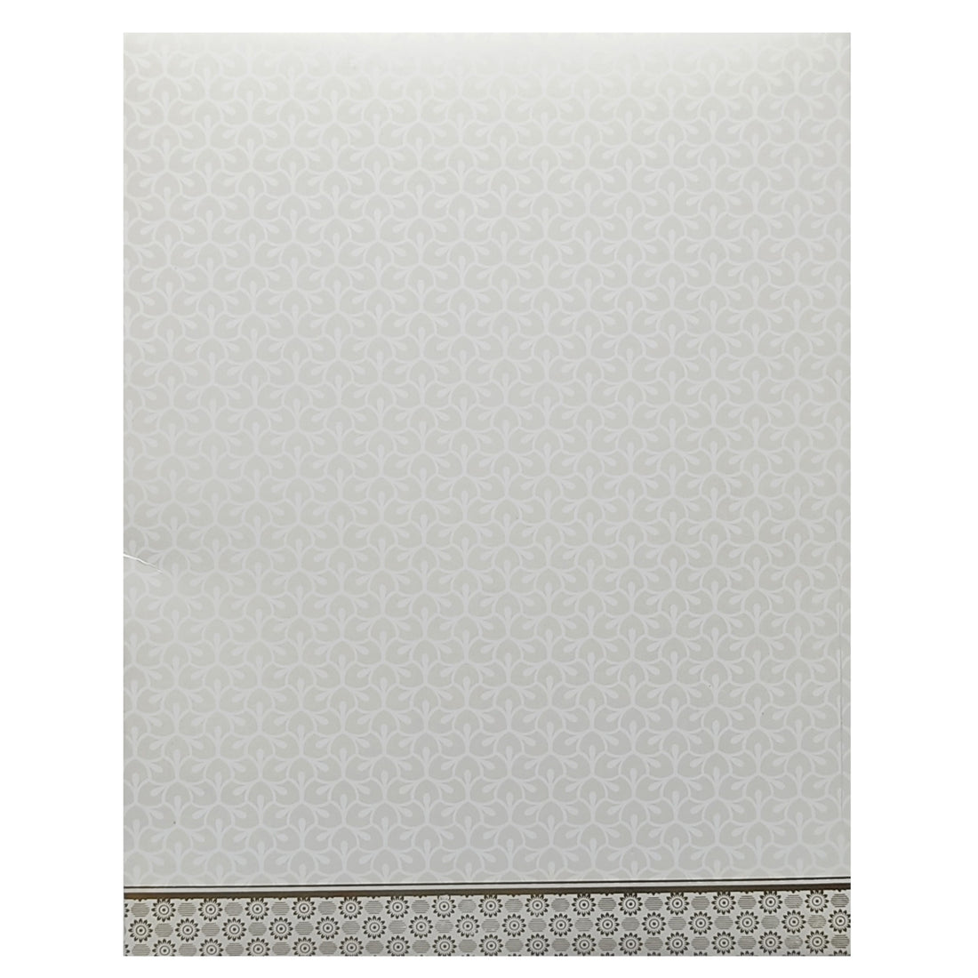 White Embossed Ganesha Wedding Card-King of Cards