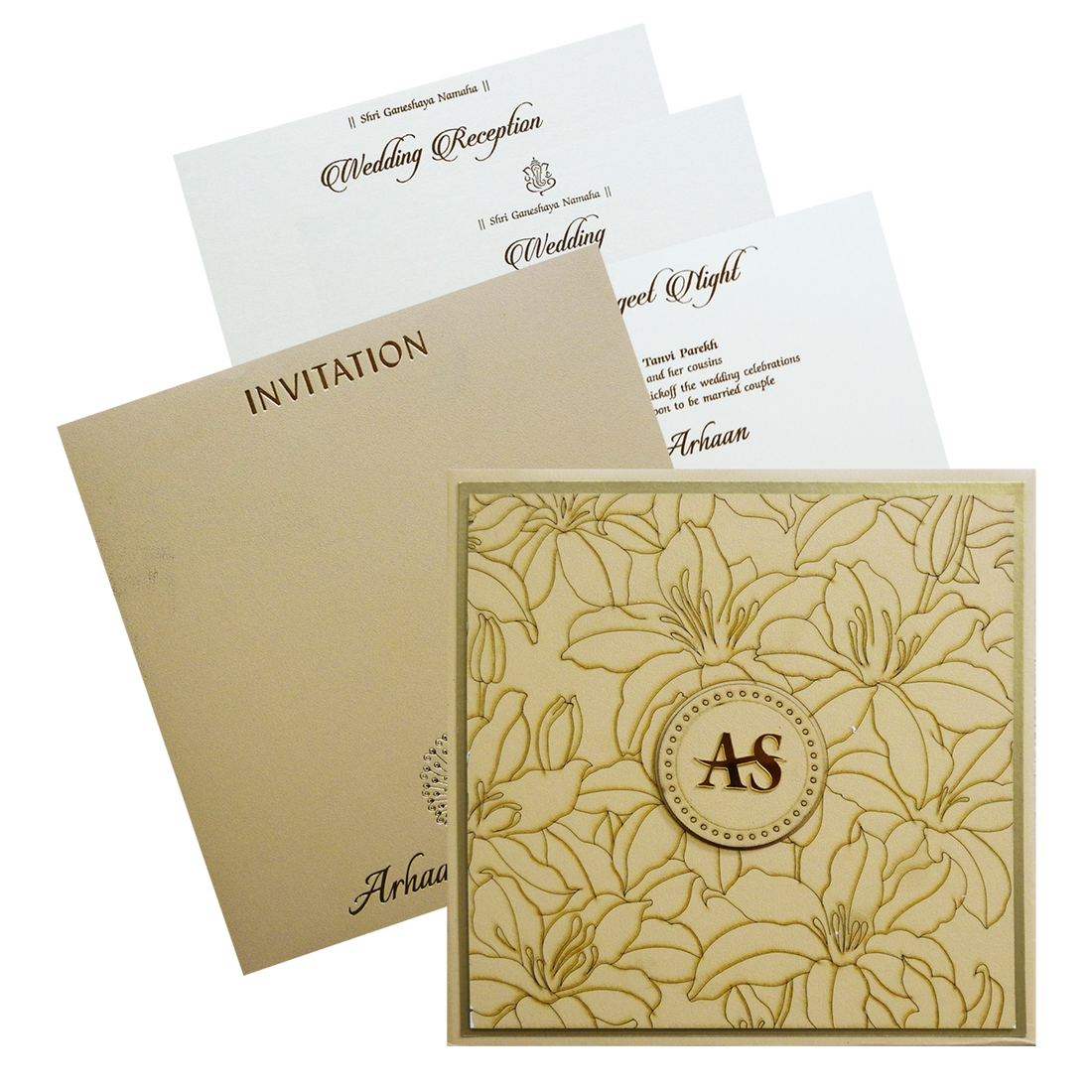 Make your event special with our exclusive Light Peach Padded Invitation. Shop now! ?WhatsApp Support ?Express Delivery.