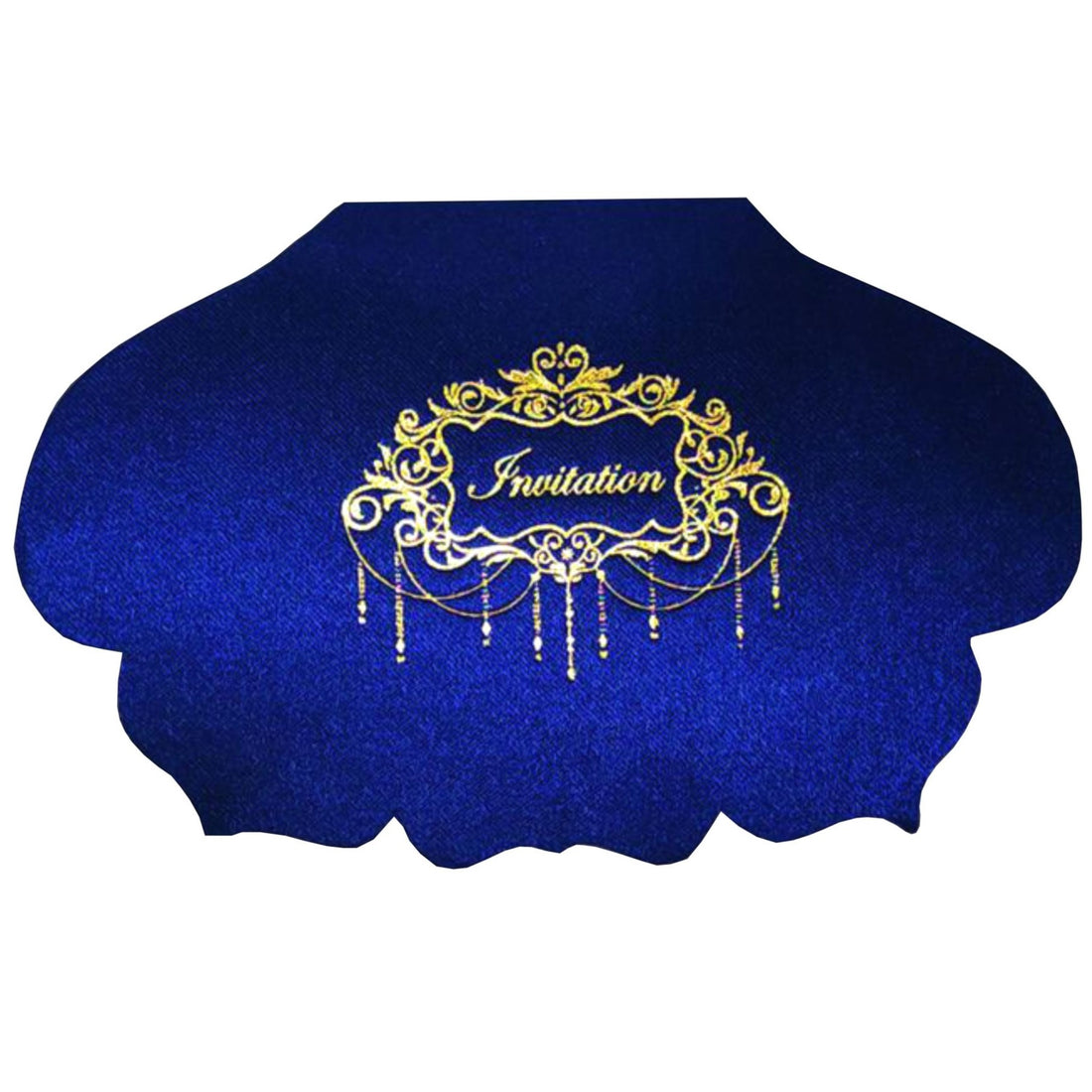 Blue Invitation Card-Knk3126