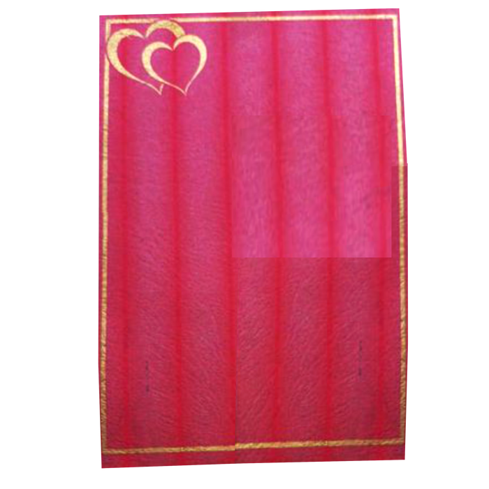 White Single Sheet Invitation Card-King of Cards