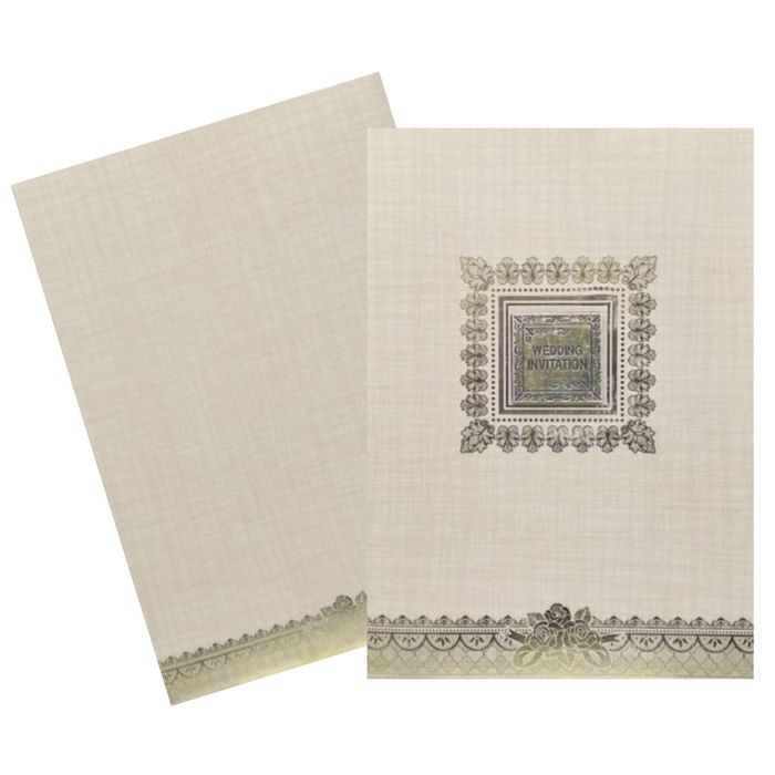 Sandal Metallic Gold Foiling Design With Square Name Plate-KNCP23SF-King of Cards