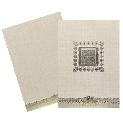 Sandal Metallic Gold Foiling Design With Square Name Plate-KNCP23SF-King of Cards