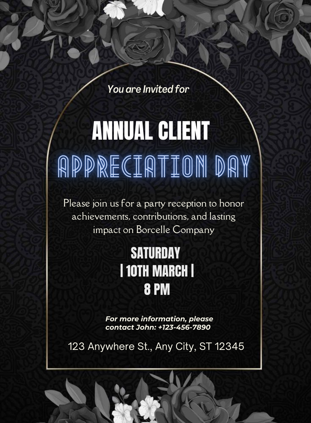 Black Elegant Appreciation-King of Cards