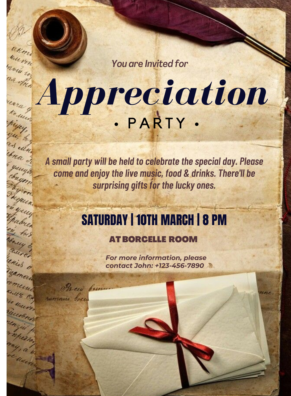 Brown Hard Work Appreciation-AAAPP007