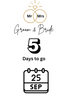Golden Photo Countdown Invitation-AACDI010