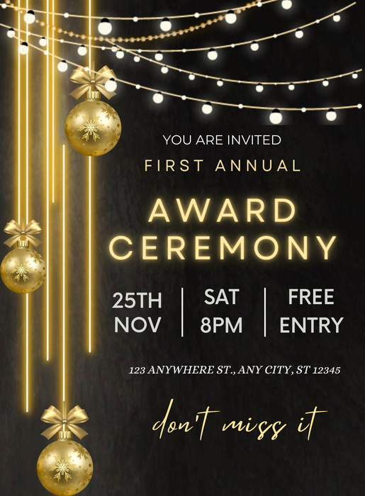 Black Lights Awards Ceremony-King of Cards